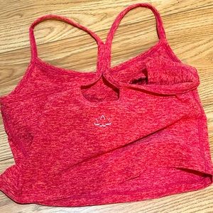 Beyond Yoga Magenta Yoga Crop Top